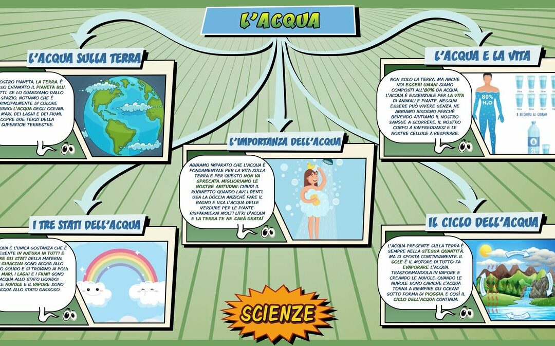 L’acqua – Scienze per la Primaria – Schooltoon