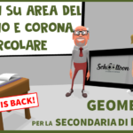 Esercizi su area del cerchio e corona circolare - Geometria - Scuola Media