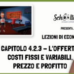 L'offerta: costi fissi e variabili, prezzo e profitto