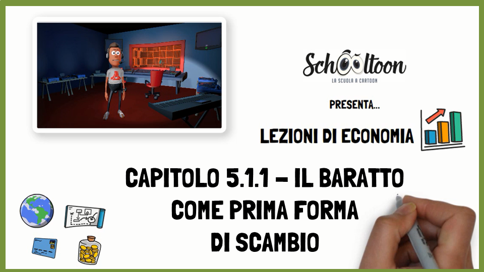 Il baratto come prima forma di scambio e i suoi limiti – Economia – Schooltoon