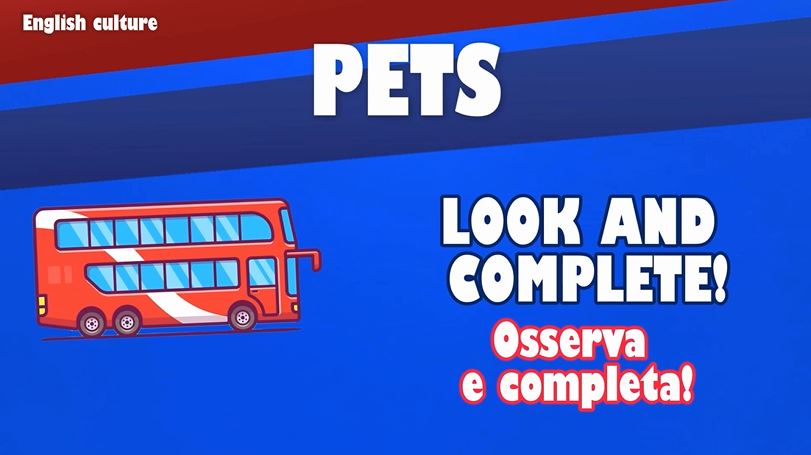 Pets – Exercises – Welcome on board – We will learn english together – Schooltoon